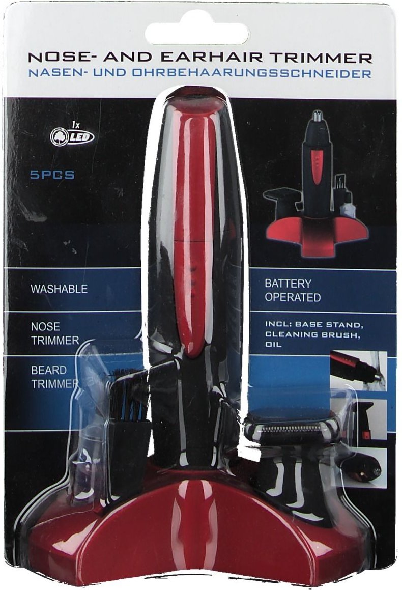 Nasen Ohren Haarschneider batteriebetrieben 1 St Gerät