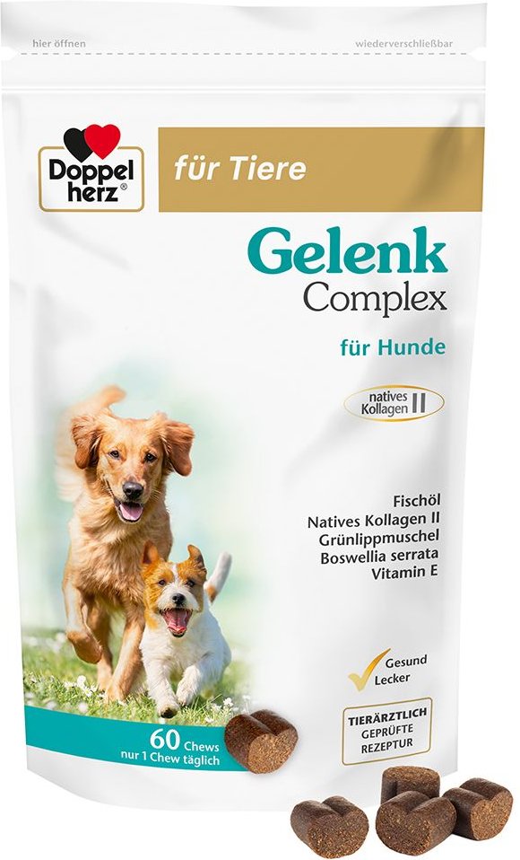 Doppelherz für Tiere Gelenk Complex Chews f.Hunde 60 St Kautabletten