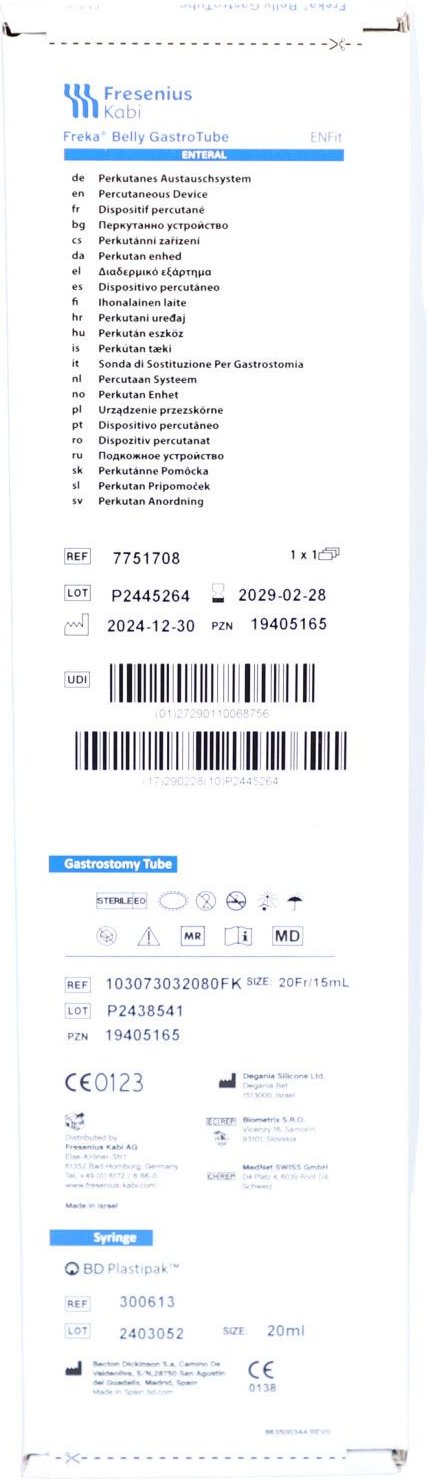 Freka Belly GastroTube Ch 20 ENFit 1 St Set