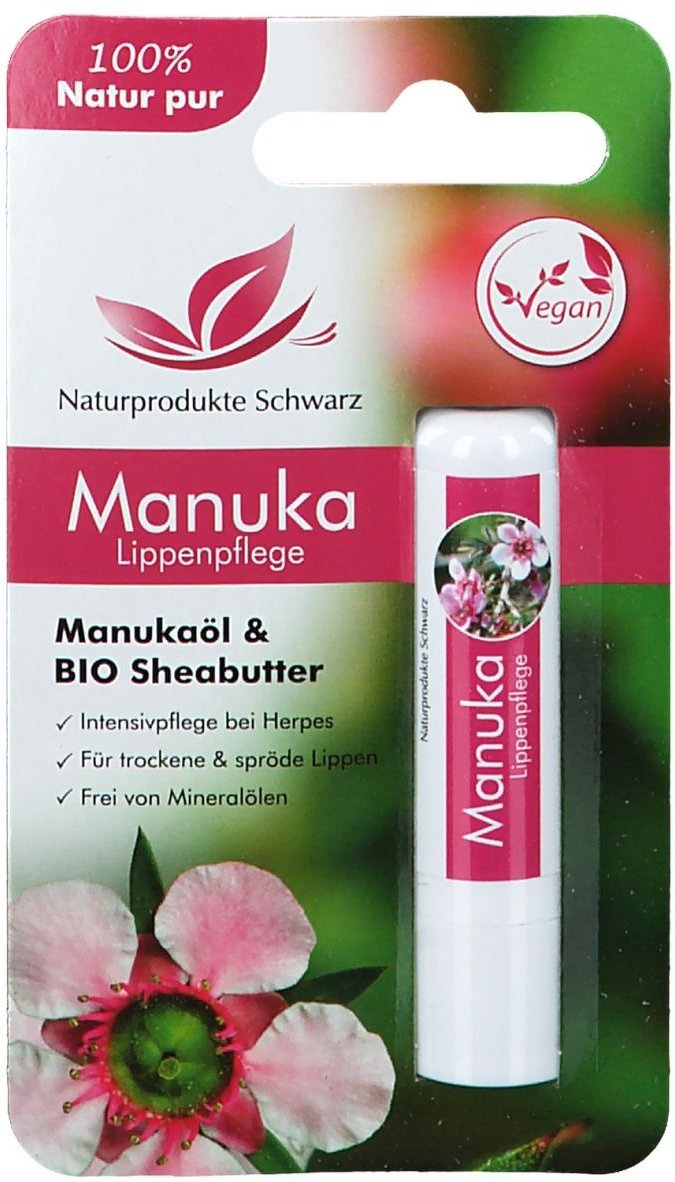 Manuka Lippenpflege bei Herpes Stift 4,8 g Lippenstift