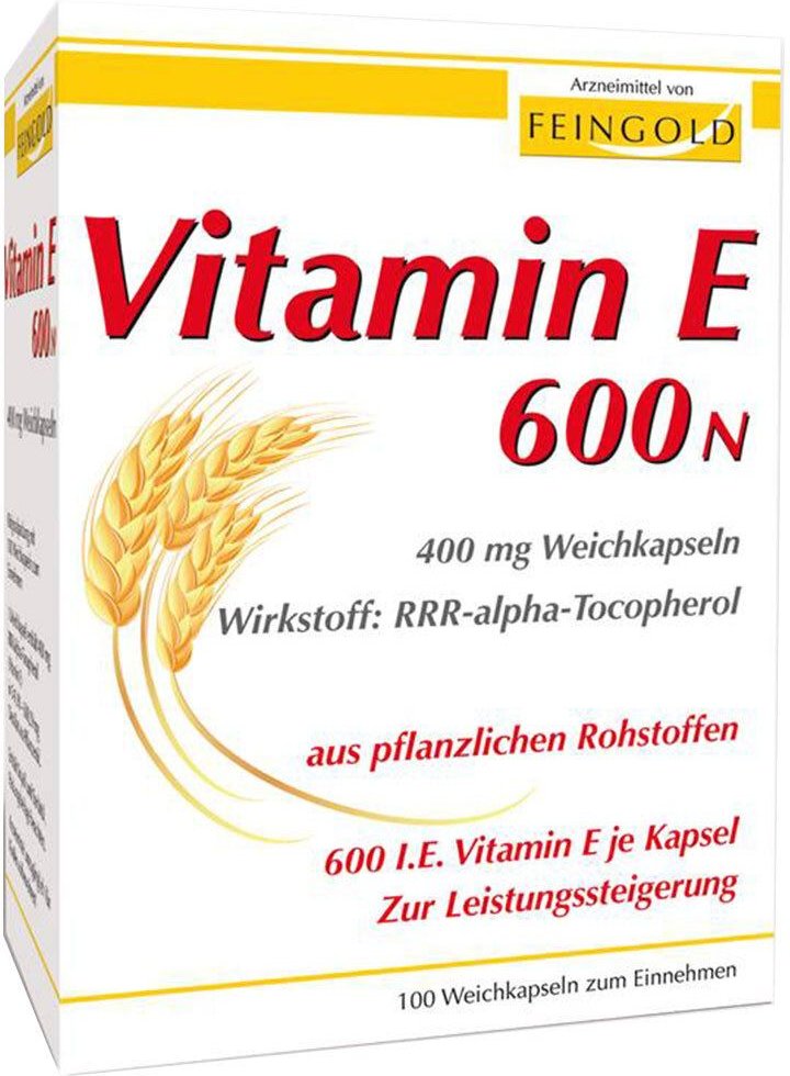 Vitamin E 600 N Weichkapseln 100 St