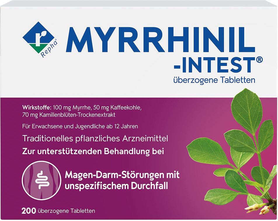 Myrrhinil Intest überzogene Tabletten 200 St Überzogene
