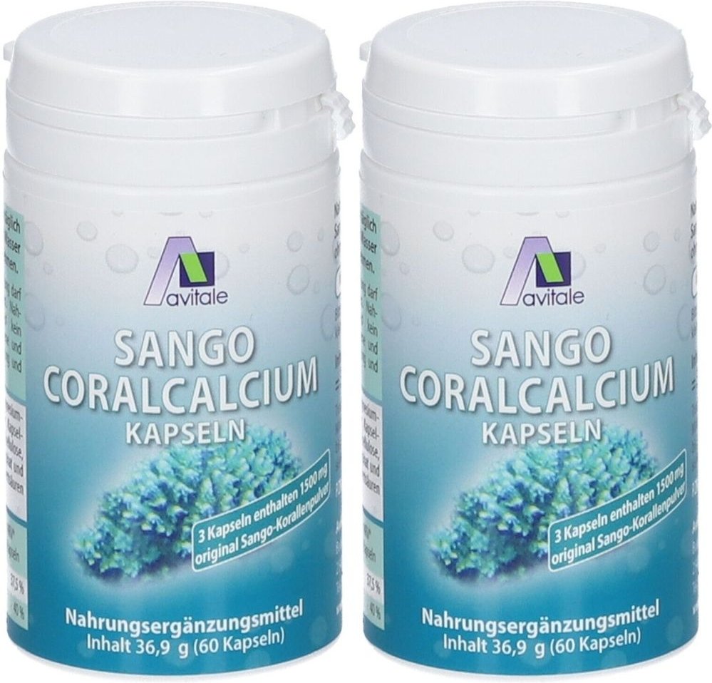 Sango Coral Calciumkapseln 2x 2x60 St Kapseln
