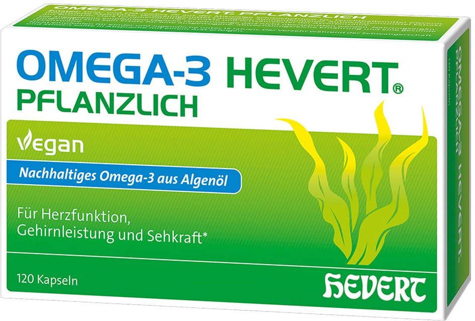 Omega-3 Hevert pflanzlich Weichkapseln