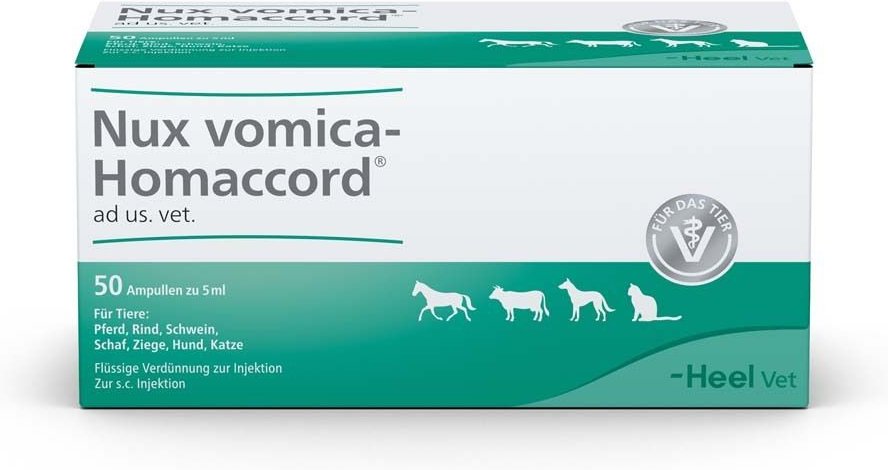 NUX Vomica Homaccord ad us.vet.Ampullen 50 St Ampullen