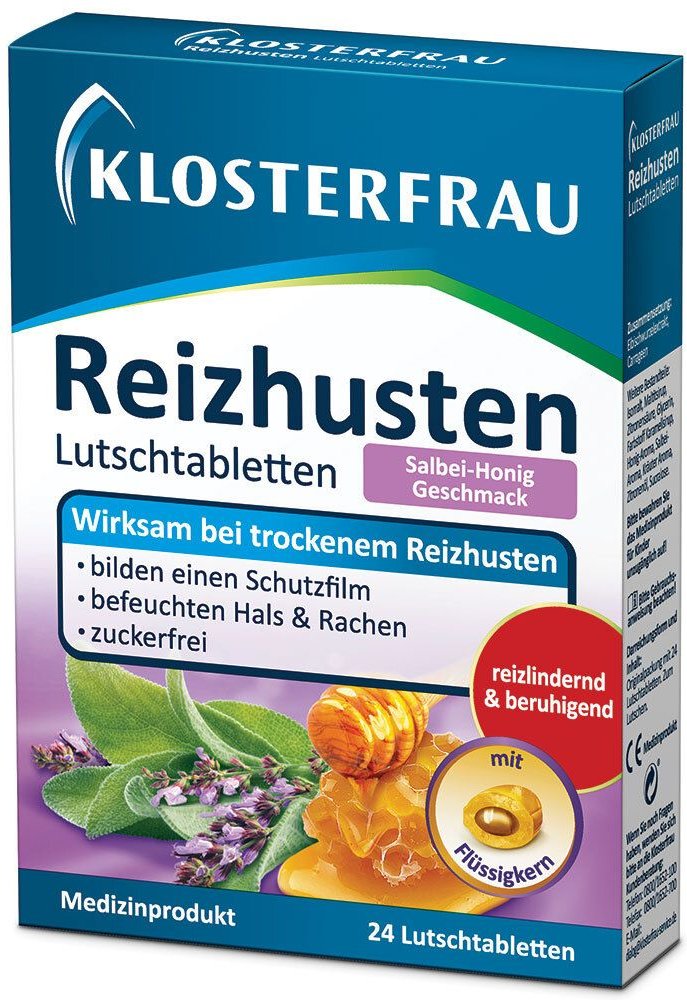 Klosterfrau Reizhusten Salbei-Honig Lutschtabl. 24 St Lutschtabletten