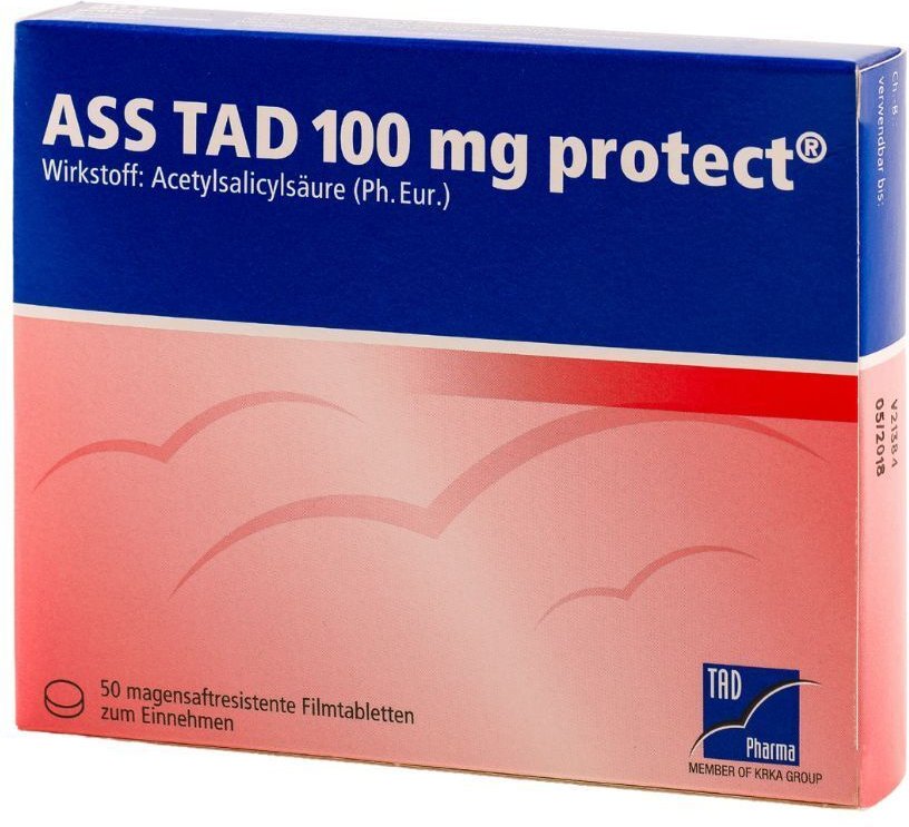 ASS TAD 100 mg protect magensaftresistent Filmtabletten