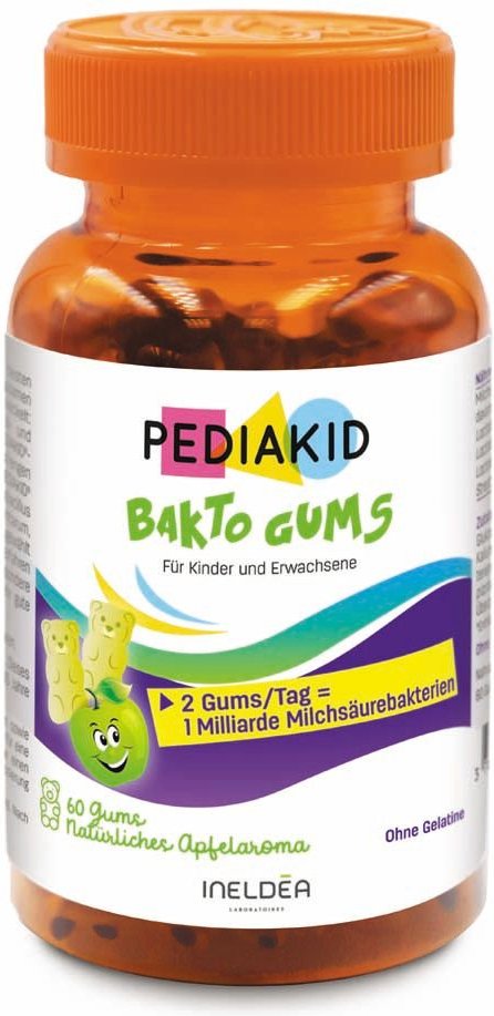 Thumbnail - Pediakid Bakto Gums 60 St Kaugummi