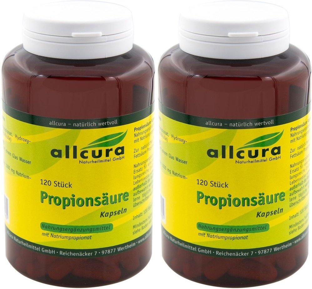 Propionsäure 500 mg Kapseln 2x 2x120 St