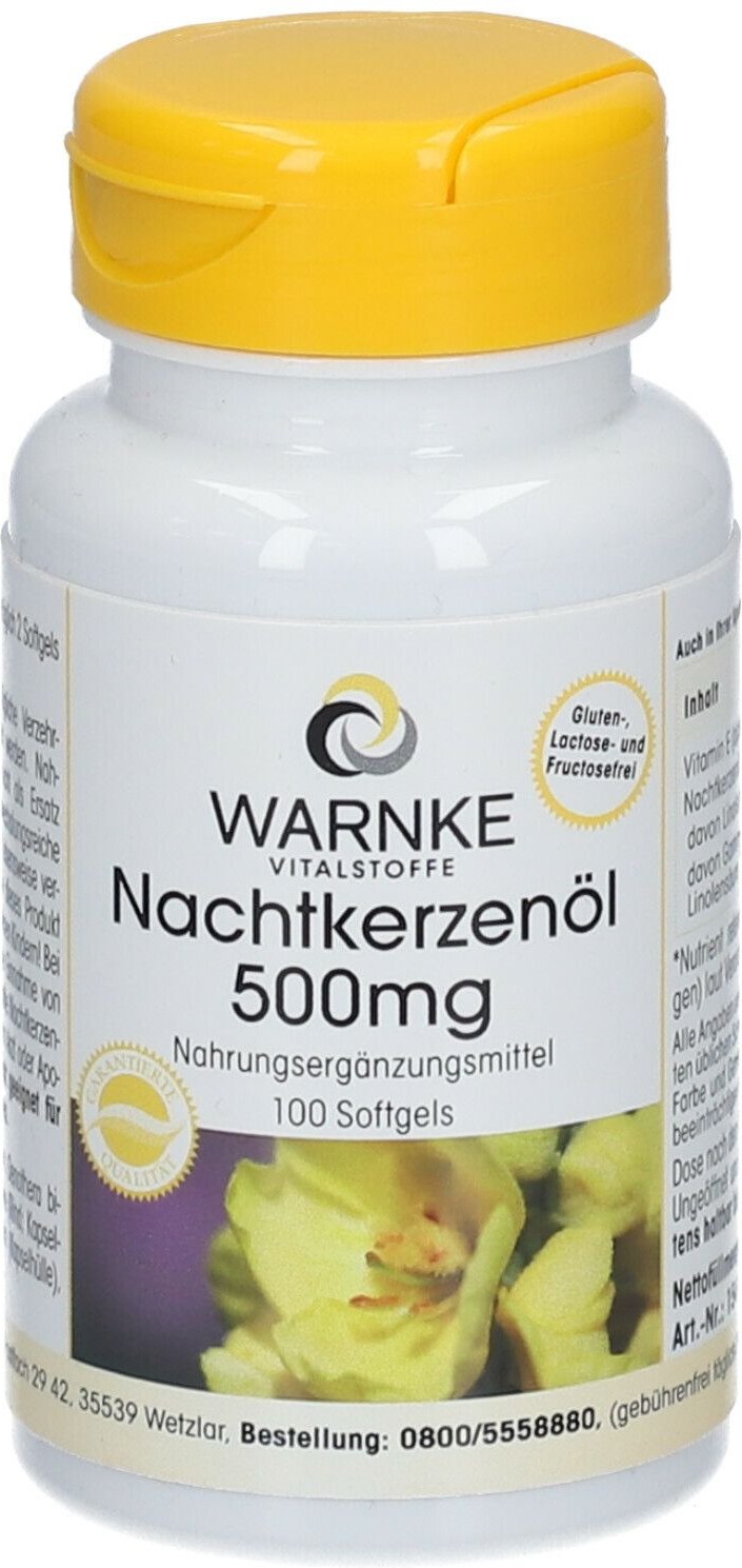 Nachtkerzenöl 500 mg Kapseln 100 St