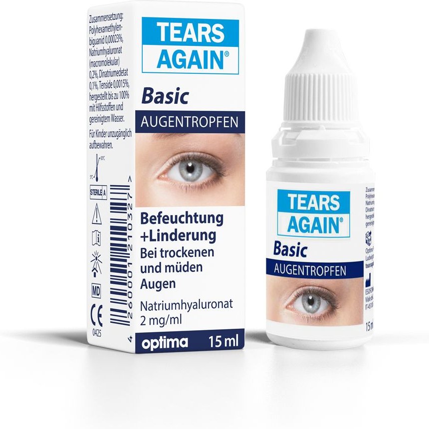 Tears Again Basic Augentropfen 15 ml