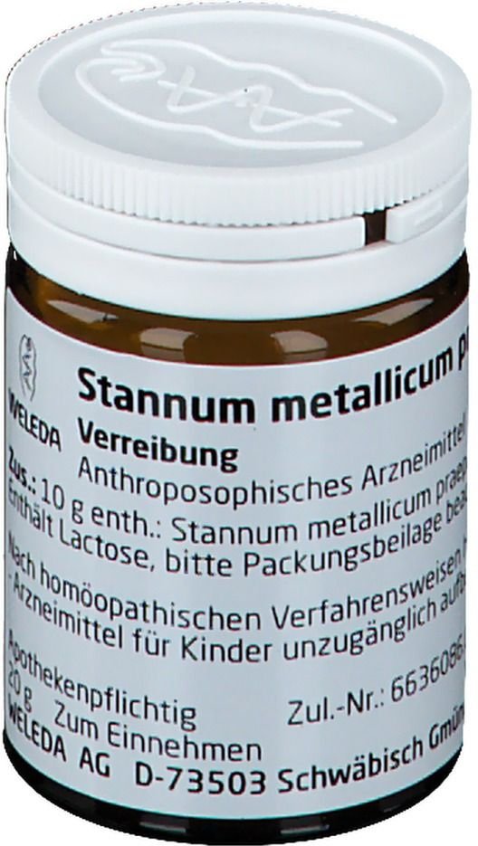 Stannum Metallicum praeparatum D 8 Trituration 20 g