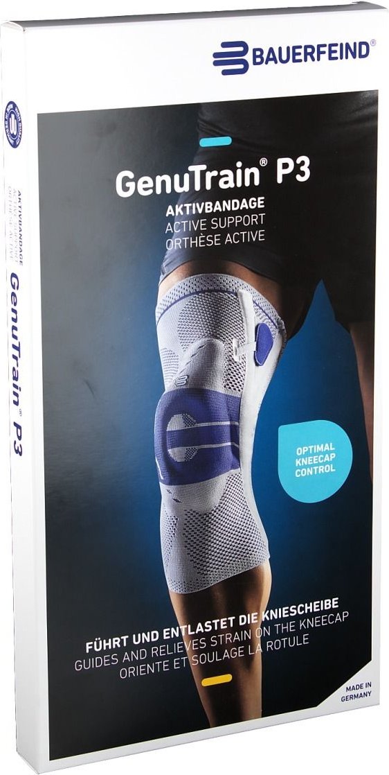 Genutrain P3 Knieband.links Gr.3 titan 1 St Bandage(s)