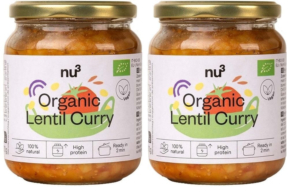 nu3 Organic Lentil Curry x2 2x370 g Sonstige