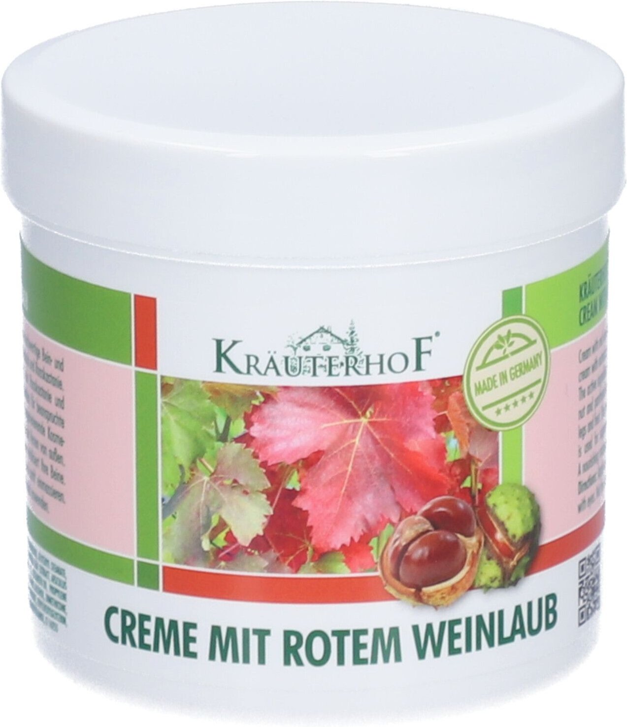 Thumbnail - Rotes Weinlaub Creme Kräuterhof 250 ml