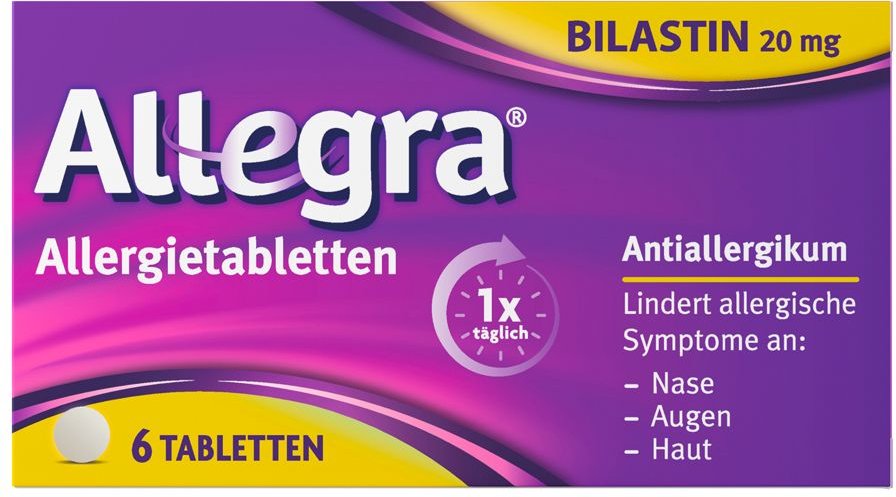 Allegra Allergietabletten 20 mg Tabletten 6 St