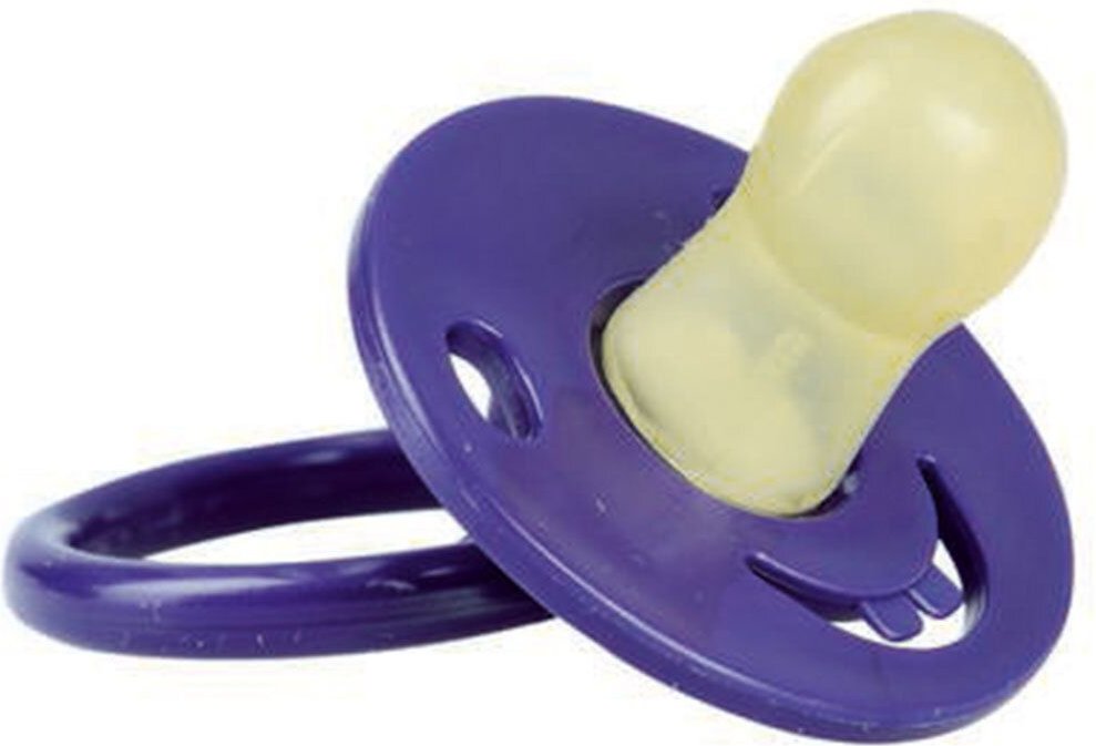 Beruhigungssauger Kirsche Lat.6-18 M.blau/petrol 2 St Schnuller