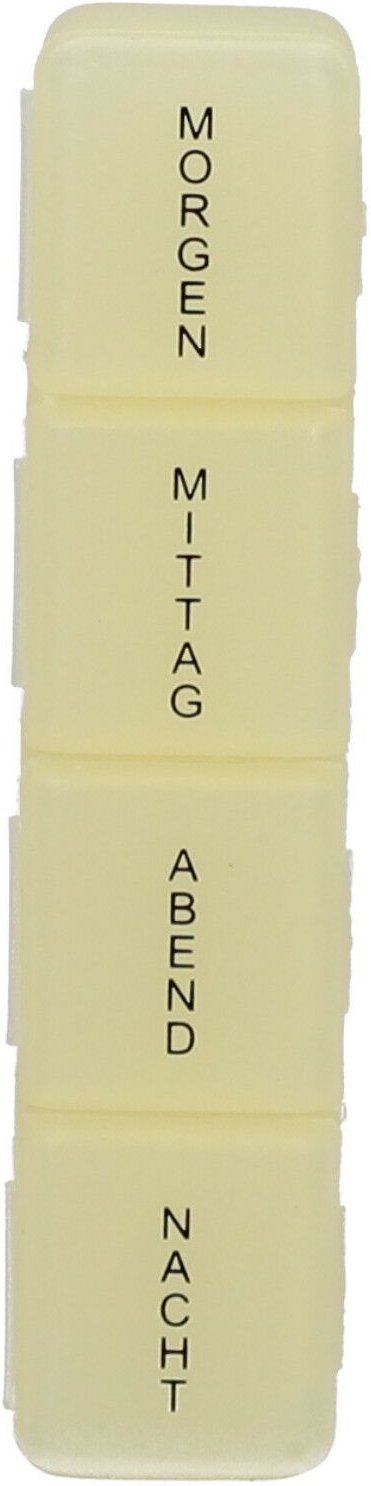 Tablettendose 1 Tag 4-Fächer klein St Dose