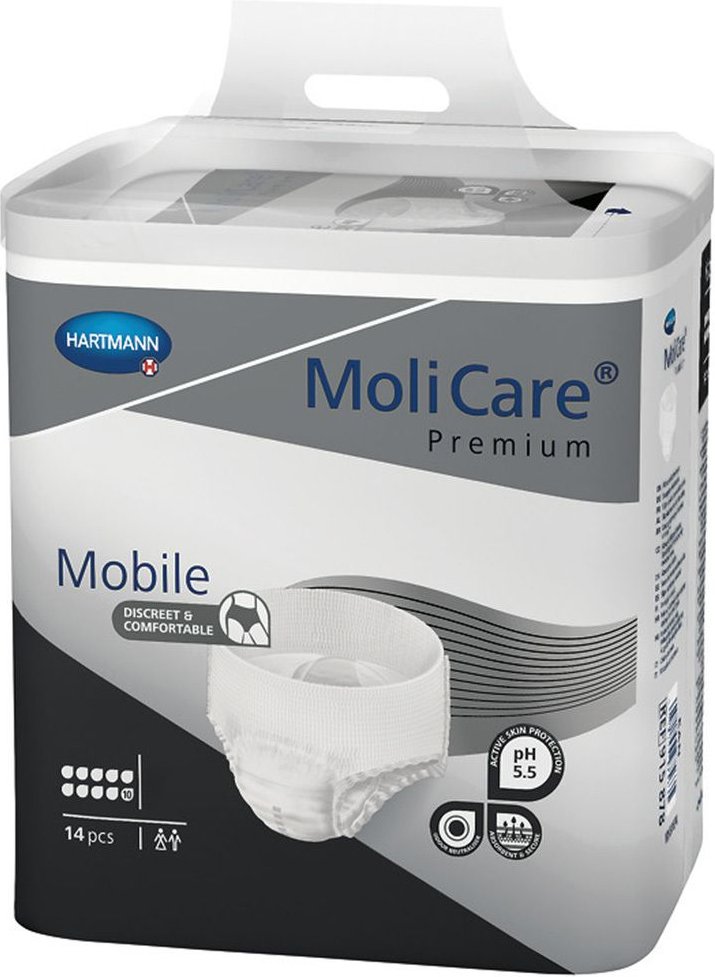 Molicare Premium Mobile 10 Tropfen Gr.L 14 St Einlagen