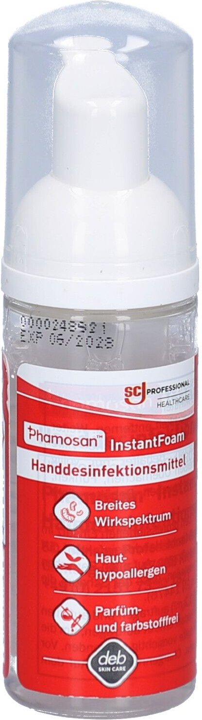 Phamosan Instant Foam Handdesinfektionsmittel 47 ml Desinfektionslösung