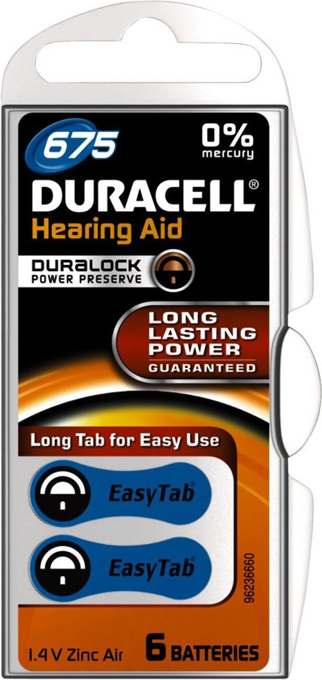 Duracell EasyTab 675 Pr44 6 St Batterien