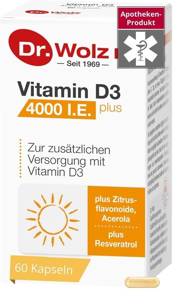 Thumbnail - Vitamin D3 4000 I.e. plus Kapseln 60 St