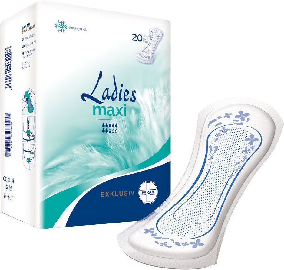 Param Ladies Exklusiv Inkontinenz-Einl.maxi 20 St Einlagen