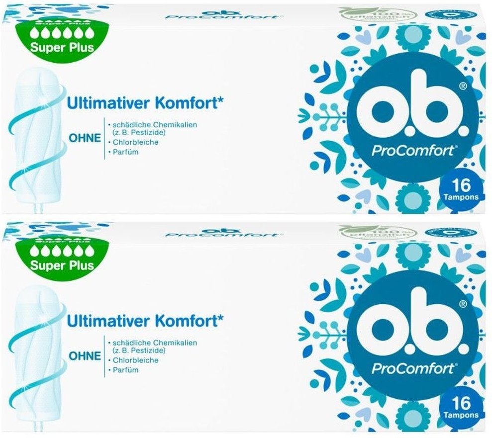 OB Procomfort Super Plus x2 2x16 St Tampon