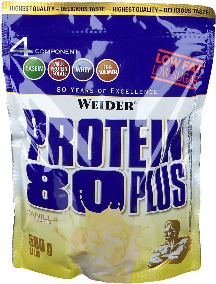 Weider Protein 80 Plus, Vanille, Pulver 500 g