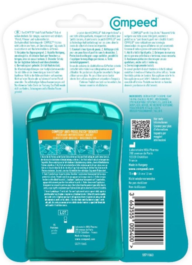 Compeed Anti-Pickel Patch diskret 15 St Pflaster