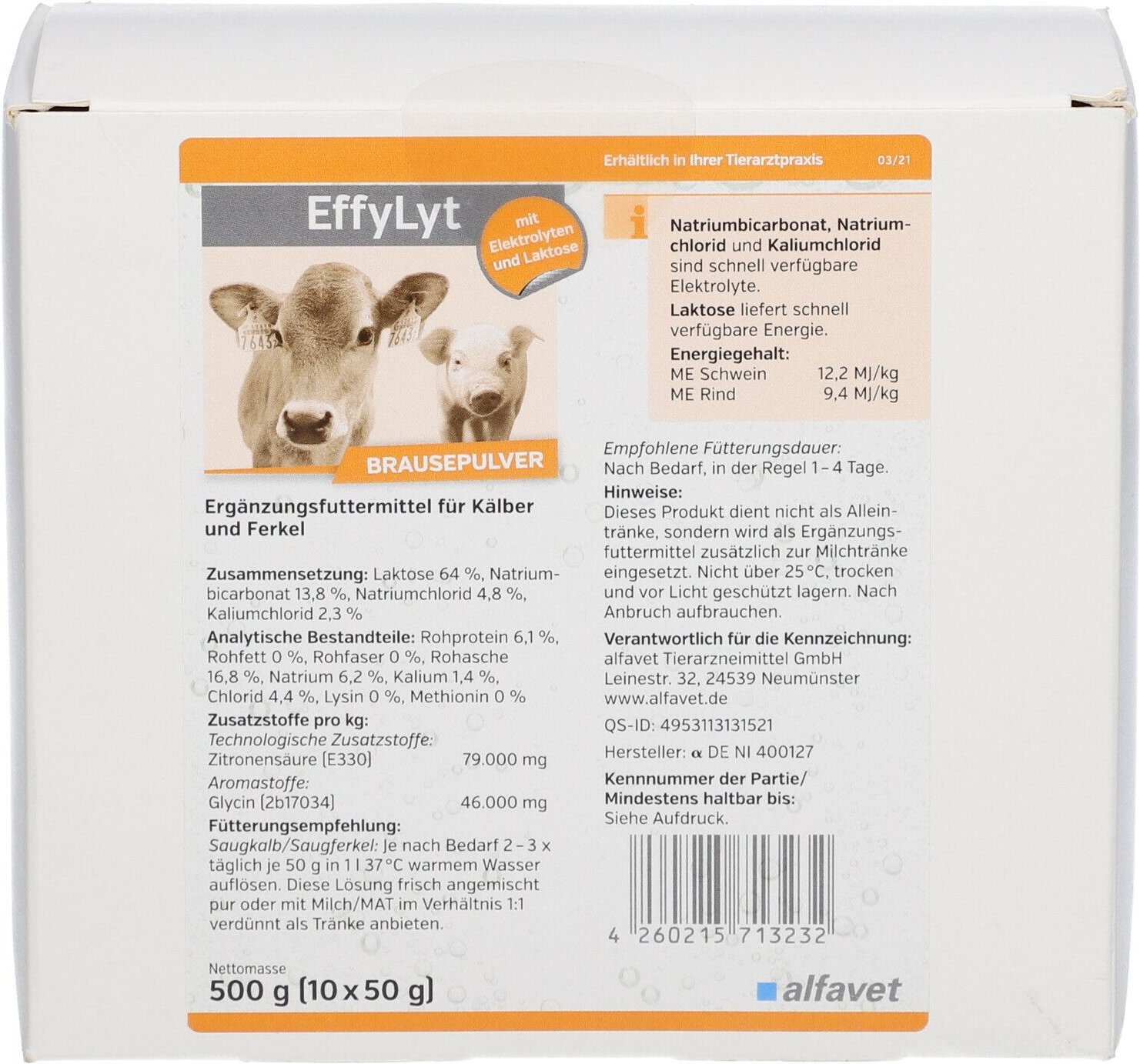 Effylyt Brauseplv 50G VET 10 St Pulver