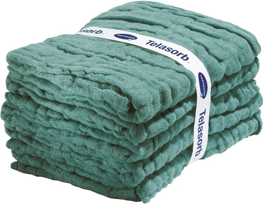 Telasorb steril grün 45x45 cm 6fach 9x5 St Auflage