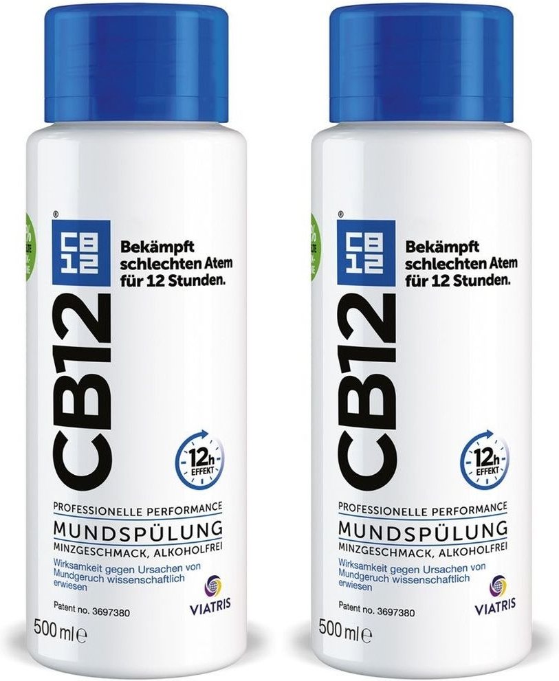 Cb12 Mund Spüllösung x2 2x500 ml Mundwasser