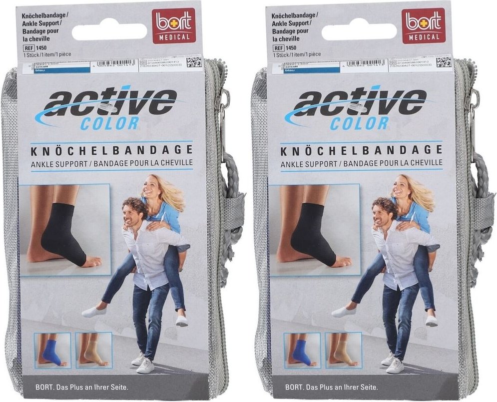 Bort Activec Knoe Blau SM x2 2x1 St Bandage(s)