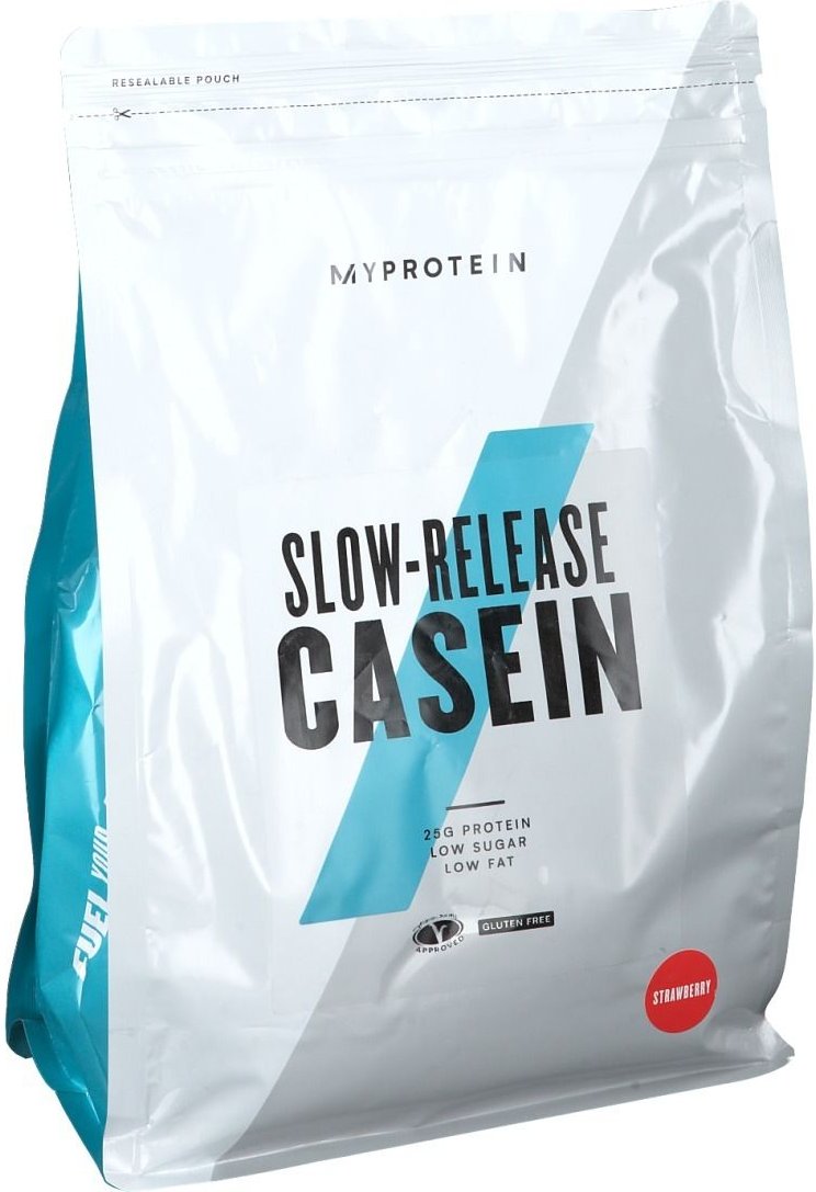 MyProtein Casein, Erdbeere, Pulver 1000 g Puder