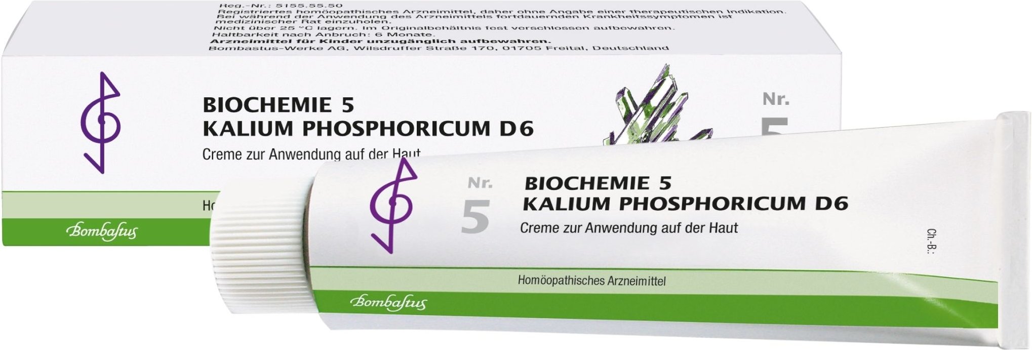 Biochemie 5 Kalium phosphoricum D 6 Creme 100 ml