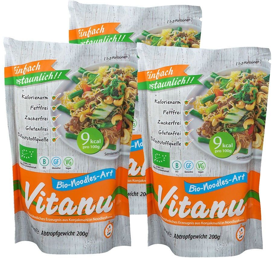 Vitanu Bio Noodles 3x200 g Sonstige
