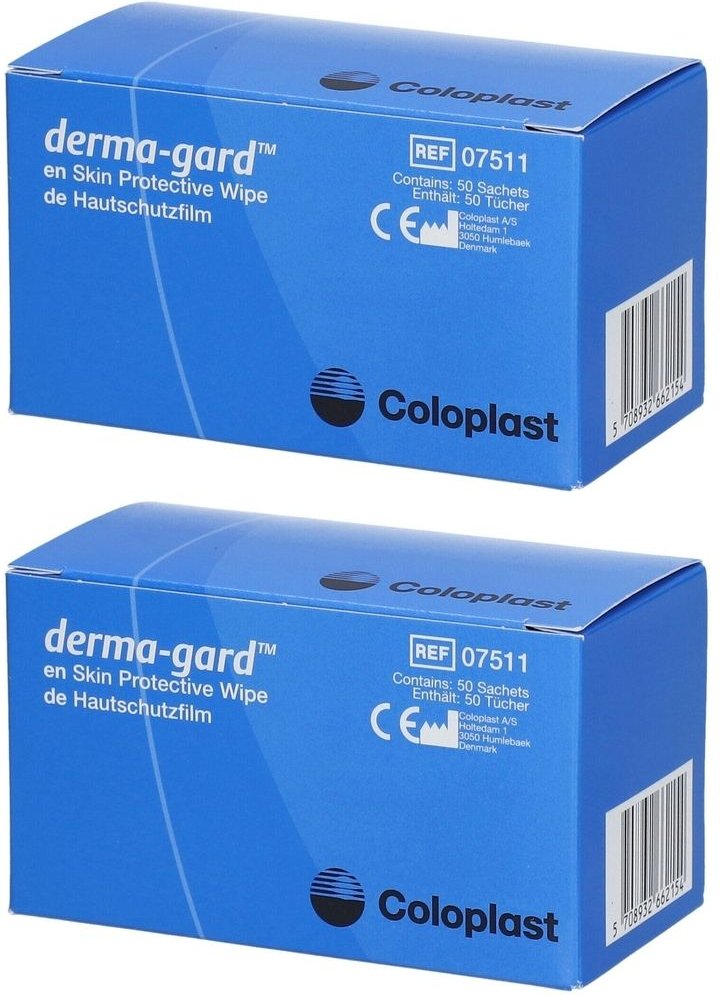 Simcare Derma Gard Tuecher x2 2x50 St Tücher