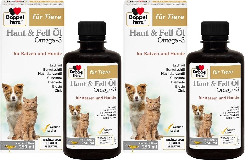 Doppelherz Hau+Fe Katz+Hun x2 2x250 ml Flüssigkeit