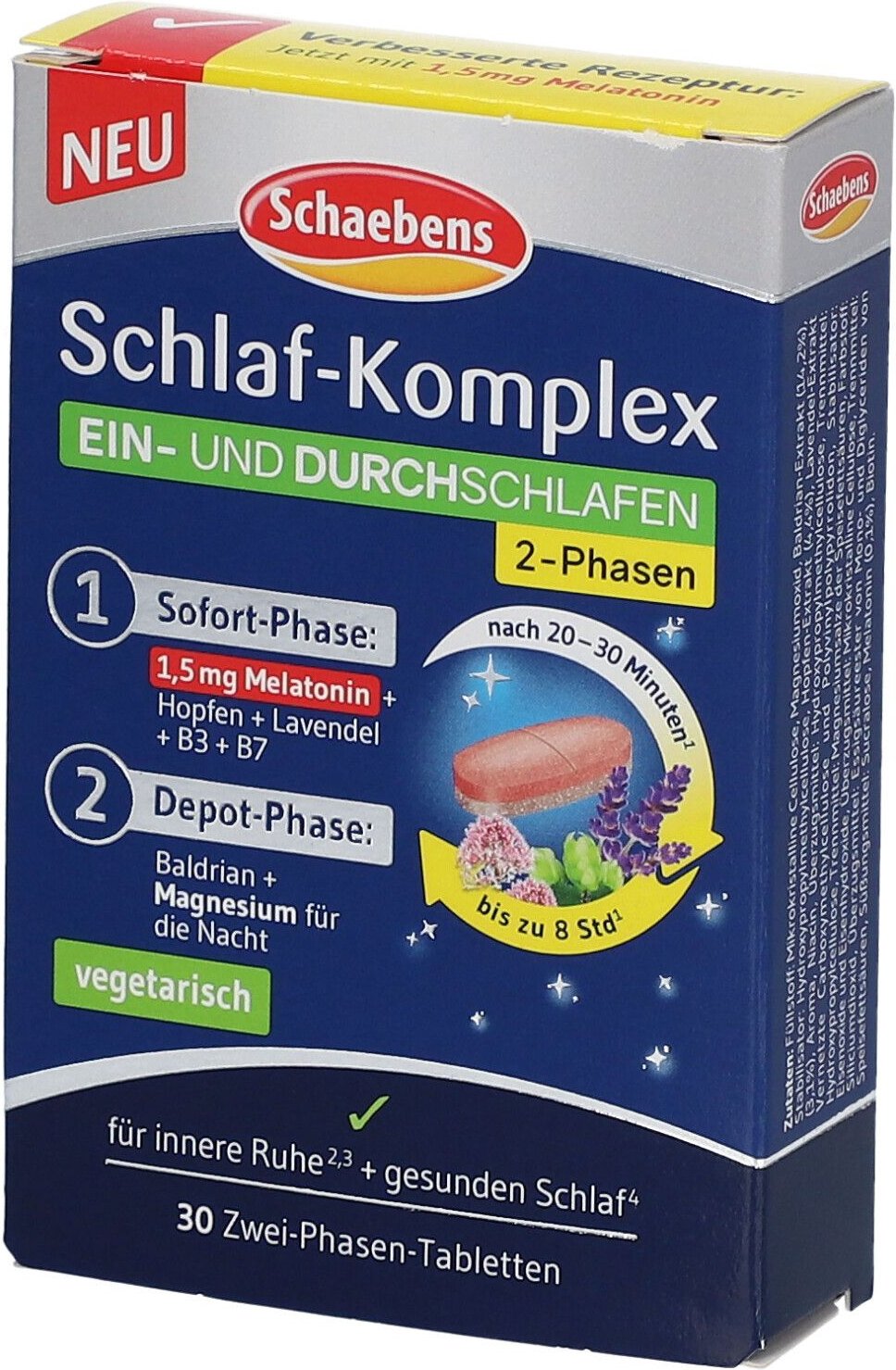 Schaebens Schlaf-Komplex 2 Phasen Tabletten 30 St