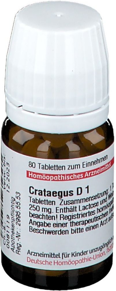 Crataegus D 1 Tabletten 80 St