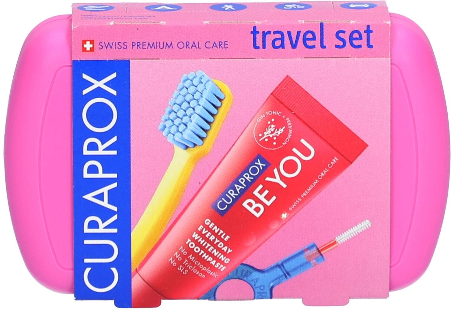 Curaprox Travel-Set rosa