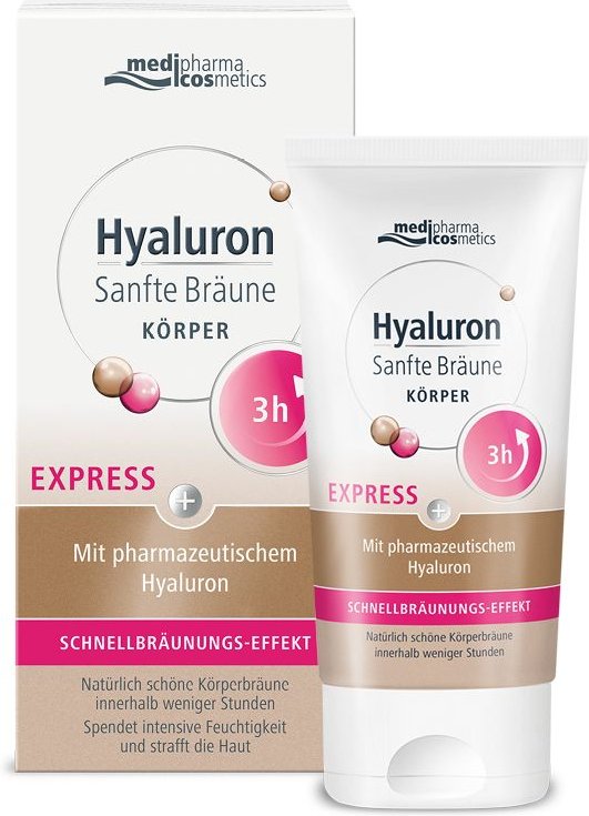 Hyaluron Sanfte Bräune Express Körper Creme 150 ml