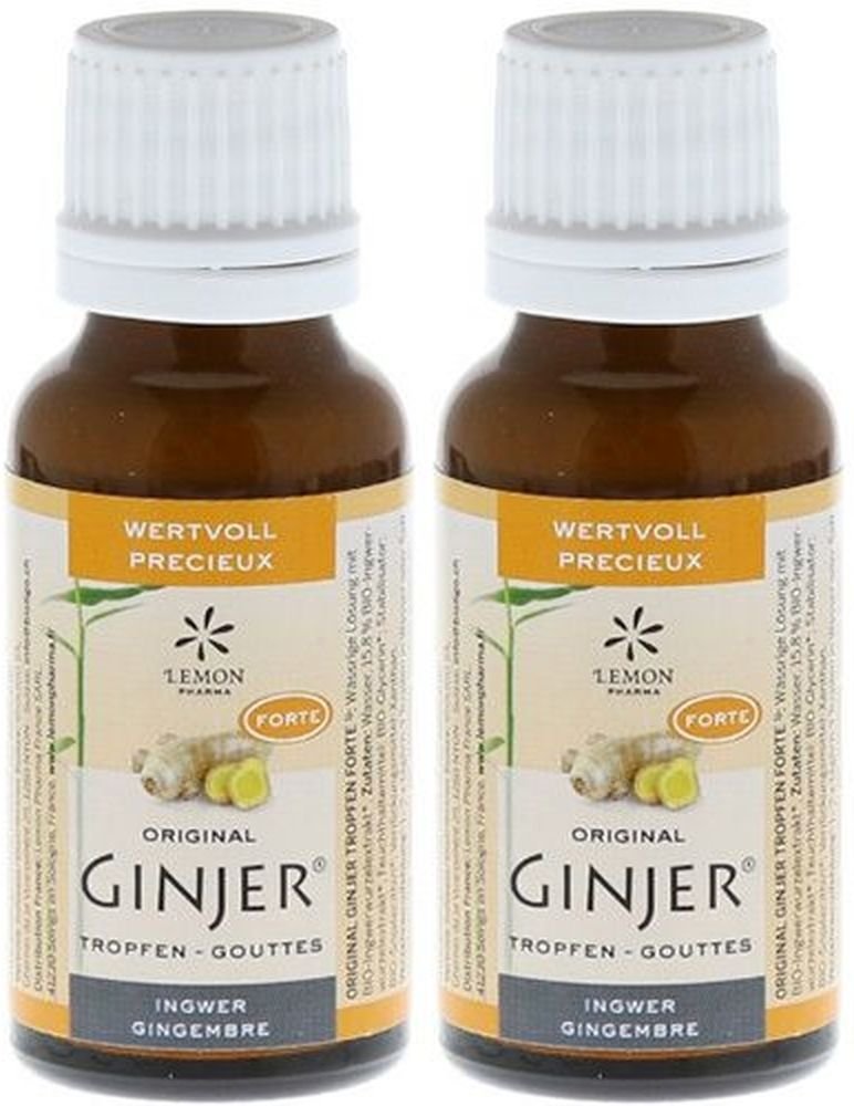 Ingwer Ginjer Forte Tropf Bio 2x 2x20 ml Tropfen
