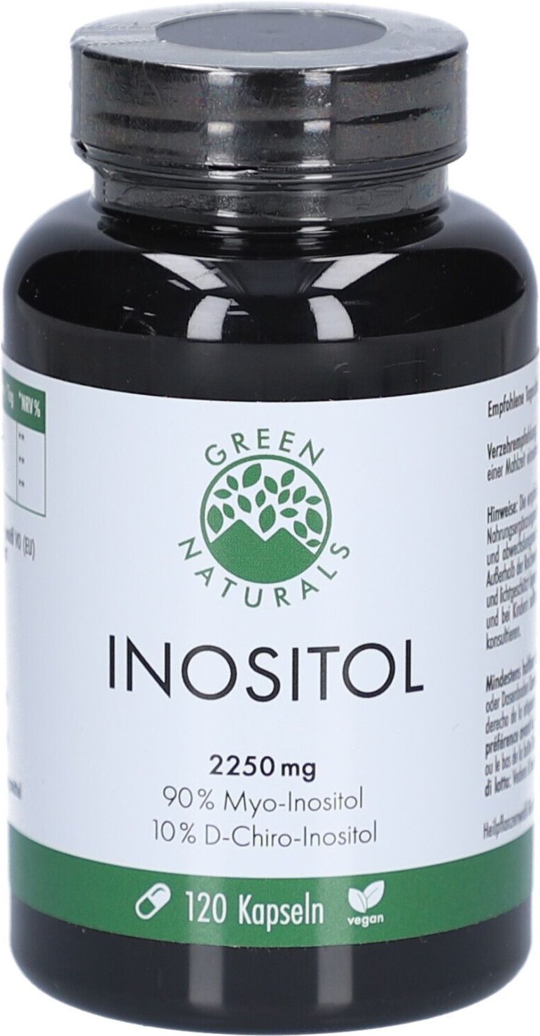 Green Naturals Myo-Inositol 2025mg & D-Chiro 225mg 120 St Kapseln
