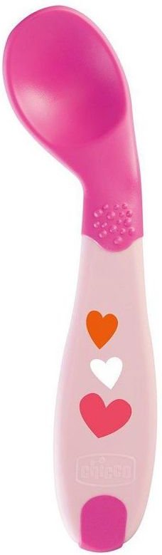 CH Cucchiaio Angolato 8M+ Rosa 1 St