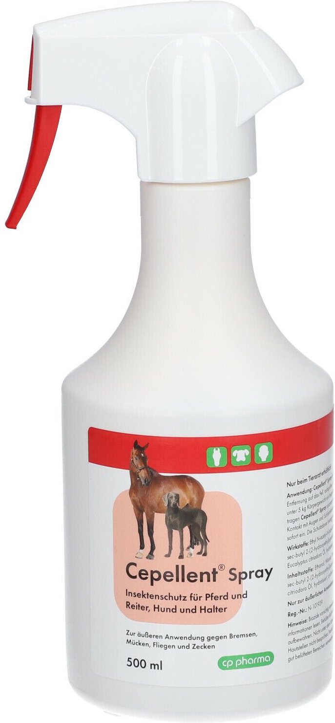 CP Cepellent Spray Insektenschutz f.Tier u.Mensch 500 ml Sprühflasche