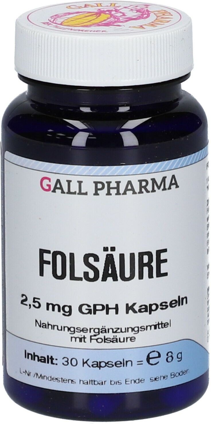 Folsäure 2,5 mg GPH Kapseln