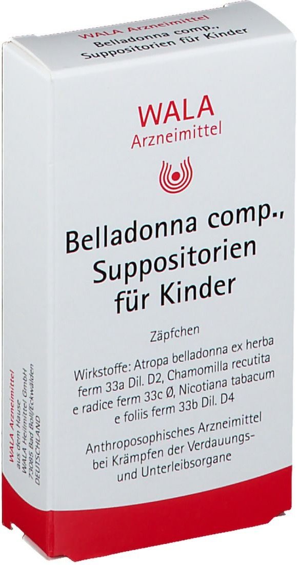 Belladonna comp. Kindersuppositorien