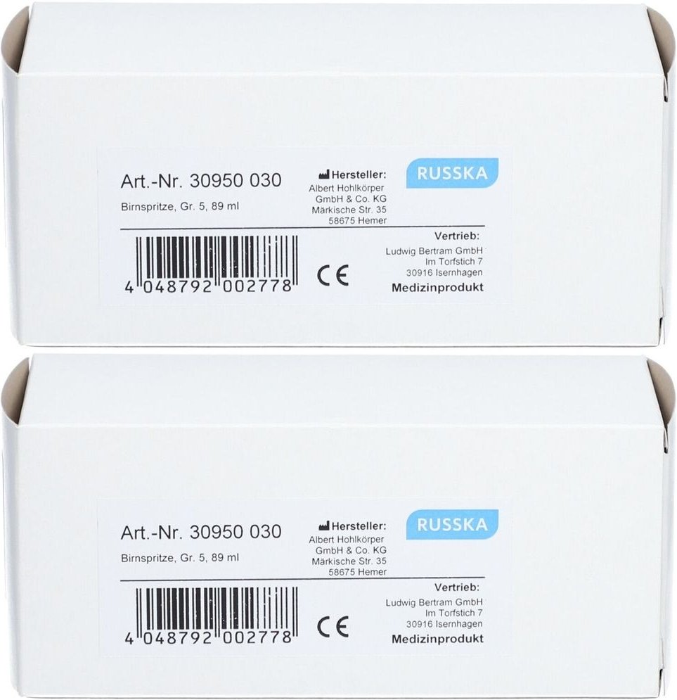 Birnspritze 90Ml x2 2x1 St